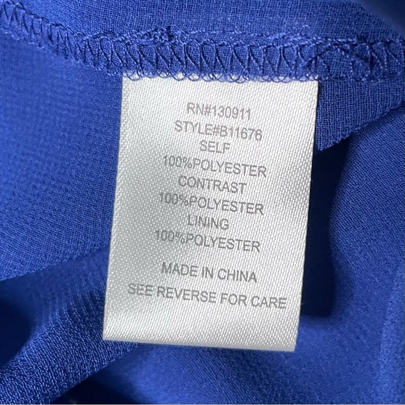 Black Rainn front & back button sheer blouse - Picture 6 of 7